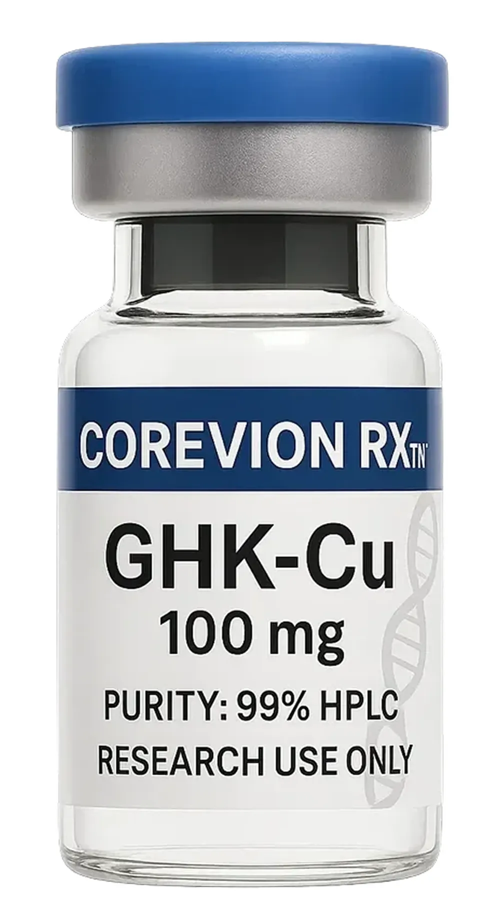 GHK-Cu 100mg – COREVION RX Research Grade Copper Peptide, GHK-Cu Peptide 100mg