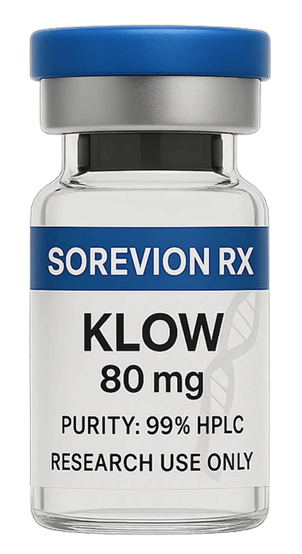 SOREVION RX KLOW 80mg research vial with 99% HPLC purity, KLOW 80mg Peptide